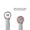 Teng Tools TED8012 - 12 Piece Anti Slip Combination Wrench Set in EVA TED8012